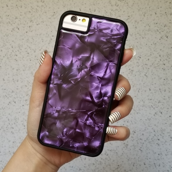 iPhone Purple Crytal Case - Picture 2 of 4